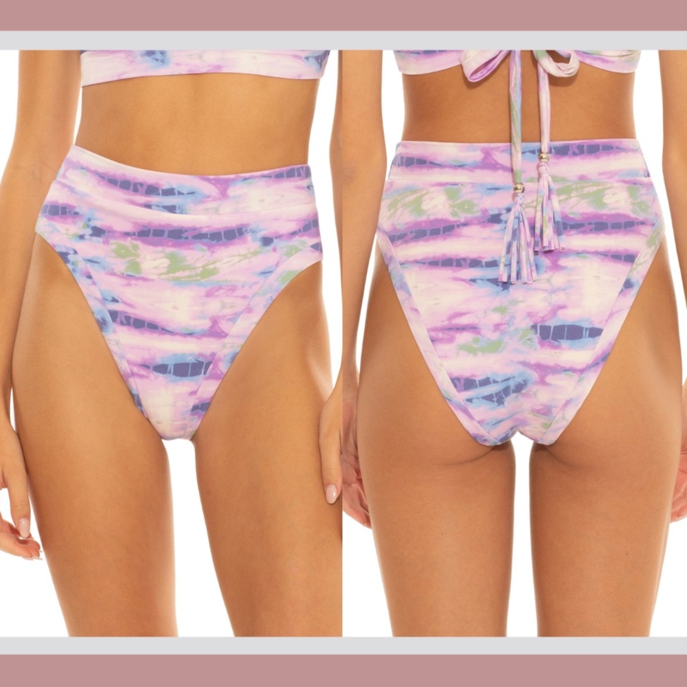 NEW ISABELLA ROSE [ Medium ] Under One Sky High Waist Bikini‎ Bottoms